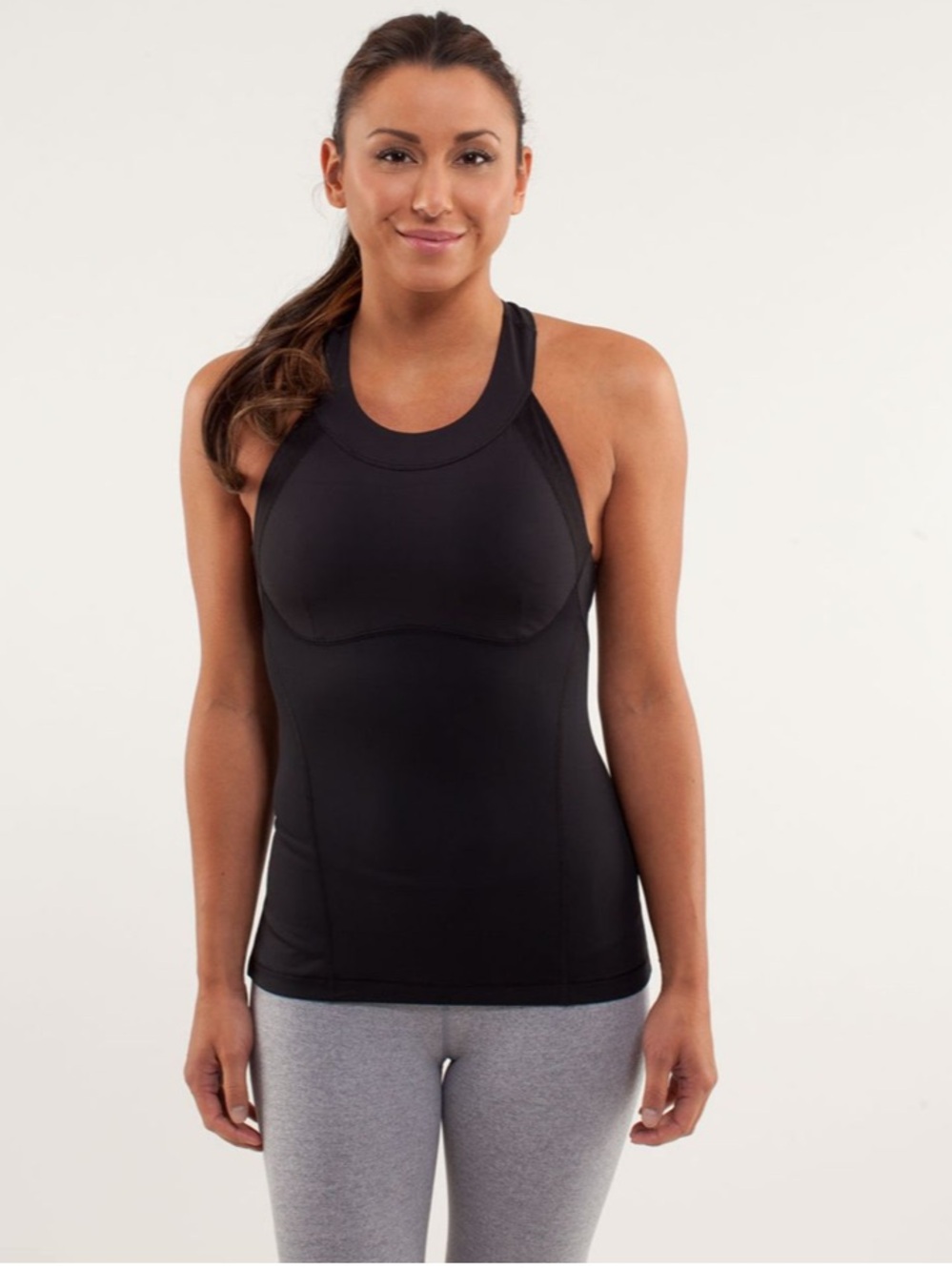 EUC Women’s Lululemon Run Make It Count Tank Top: Black - Size 6